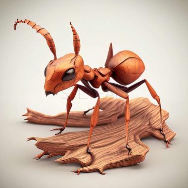 3D model Lophomyrmex terraceensis (STL)